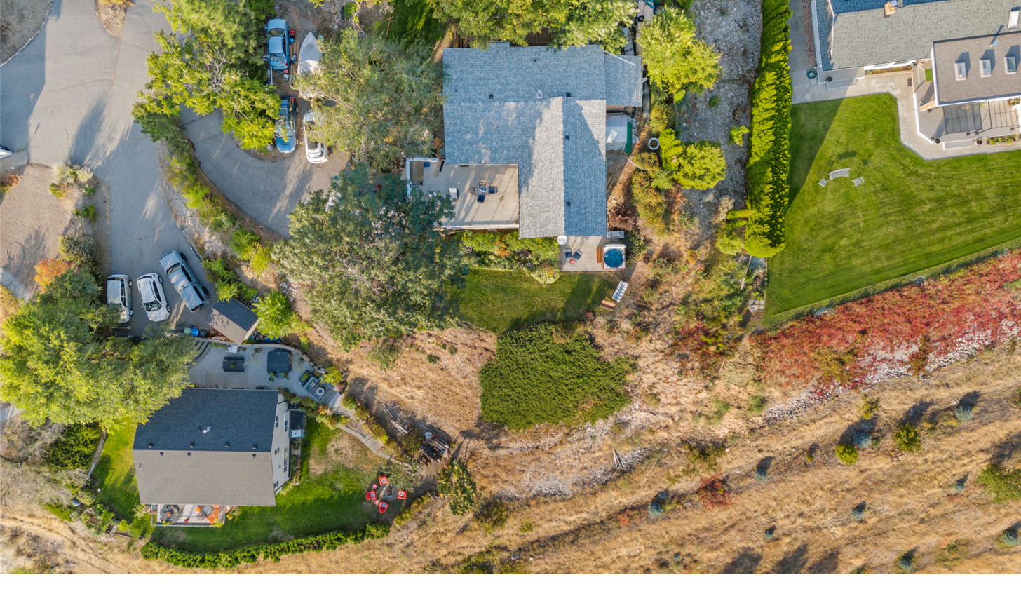 Top-down aerial of the property